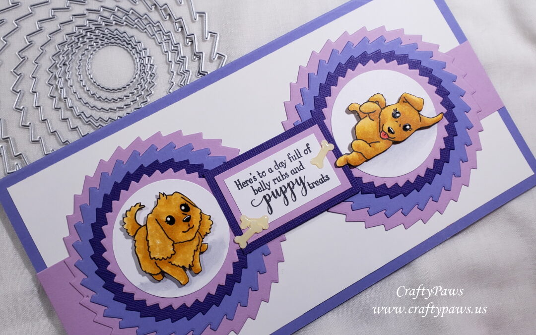 New Puppy Card with Inloveartshop and Gina K Designs